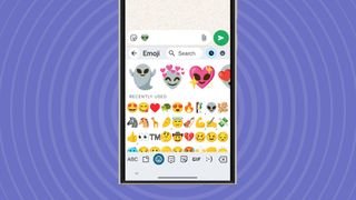 لقطة شاشة لميزة Android Emoji Kitchen.