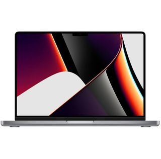 An Apple MacBook Pro 14-inch against a white background