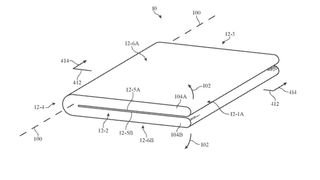 Foldable iPhone patent design