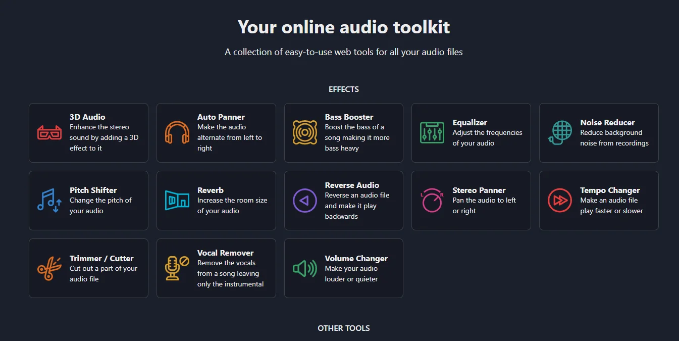 Audioalter هو أفضل موقع إزالة الموسيقى من الأغنية.