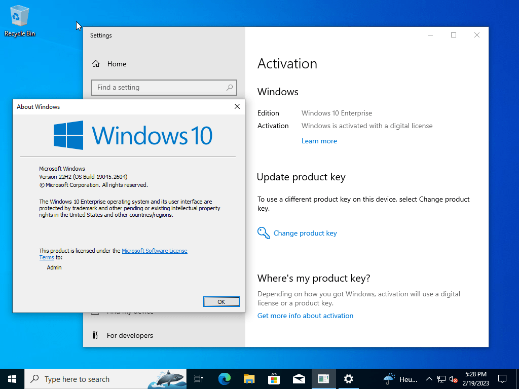 Download and install Windows 10 activated all versions