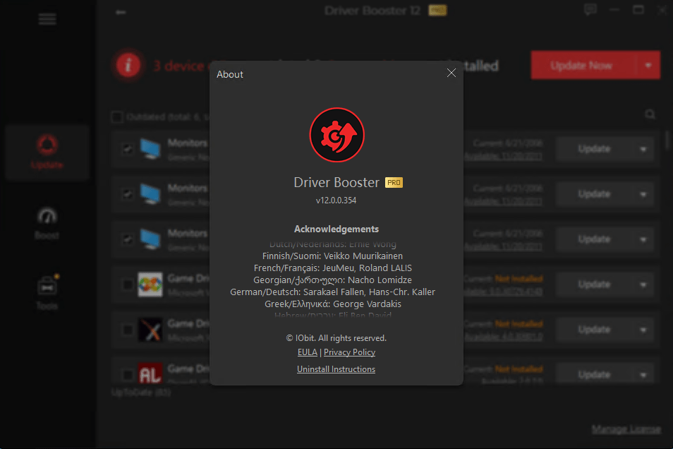Download Driver Booster Pro 2025 to install and update drivers 2