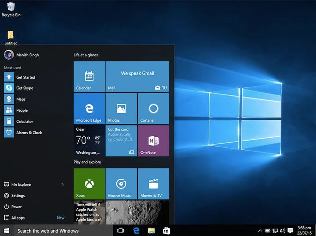 Download and install Windows 10 activated all versions