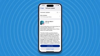 الترقية إلى iOS 18.2