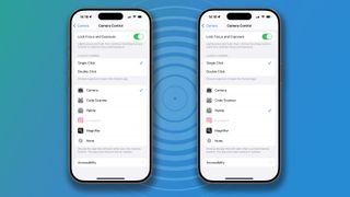 إعدادات التحكم في الكاميرا على Apple iPhone 16 Pro.