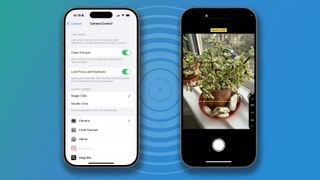 إعدادات التحكم في الكاميرا على Apple iPhone 16 Pro.