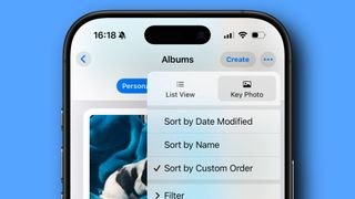 خيار تصفية الصور الرئيسية في تطبيق الصور في iOS 18.4.