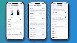 إعدادات التحكم في الكاميرا على Apple iPhone 16 Pro.