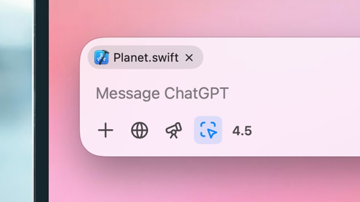 A laptop screen showing a ChatGPT coding panel