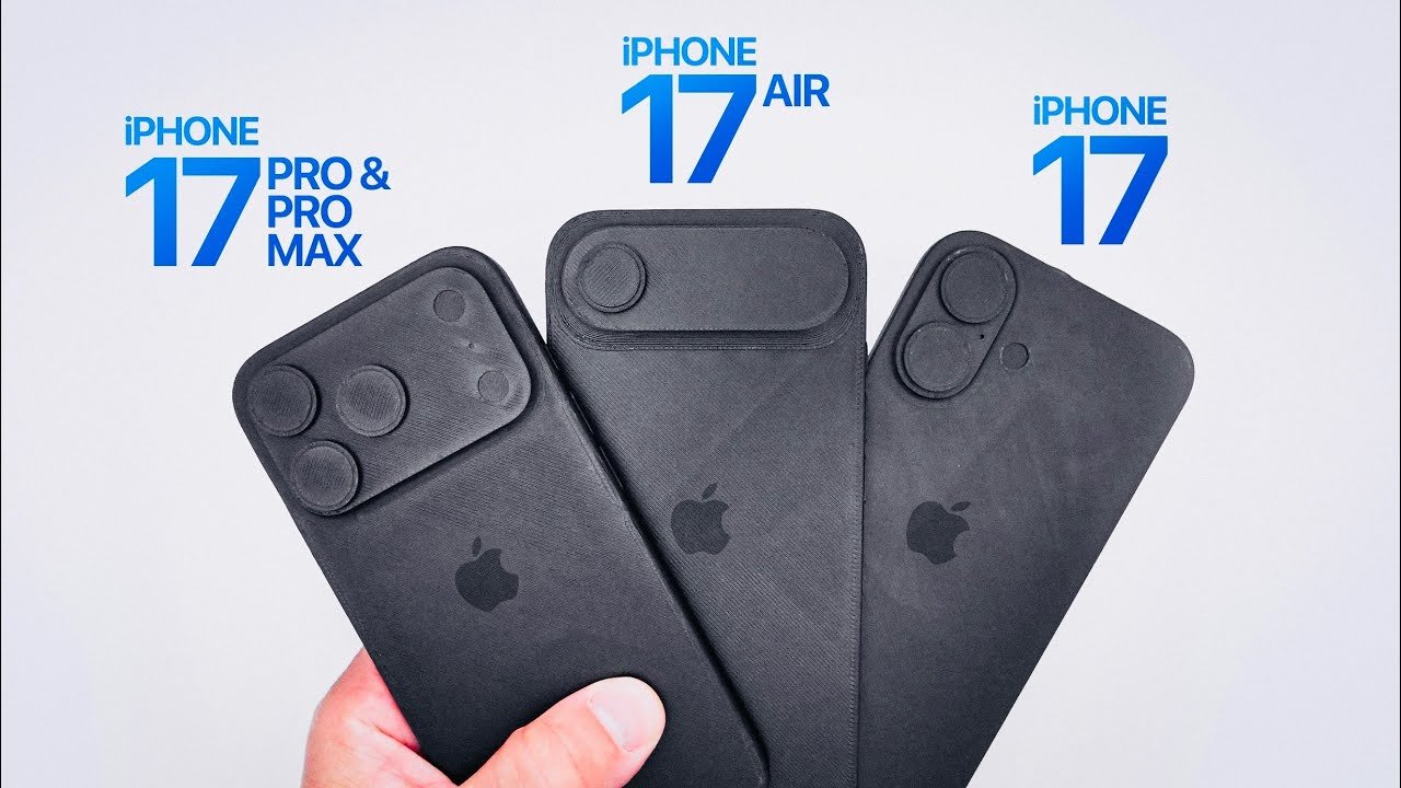 تشكيلة iPhone 17 - نظرة أولية حصرية! - يوتيوب