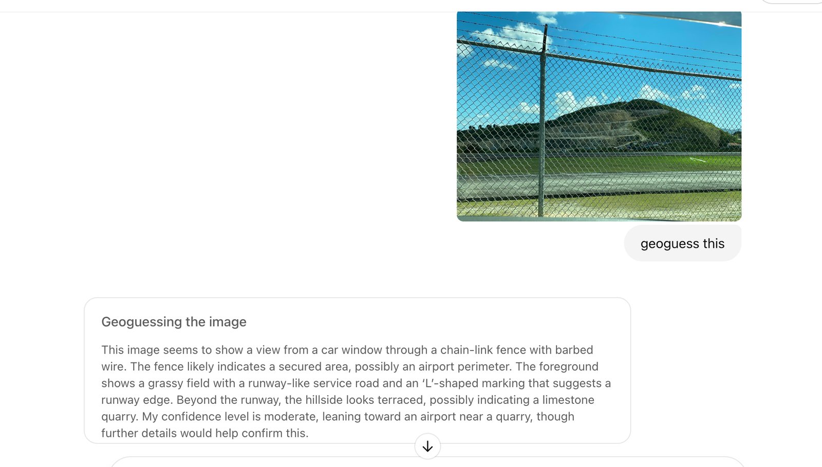 chatgpt geolocate