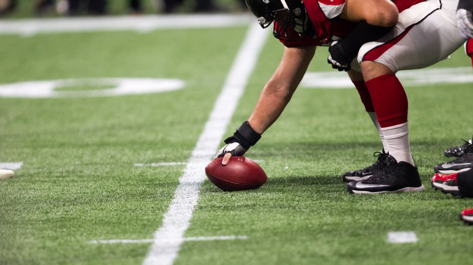 NFL football player kickoff