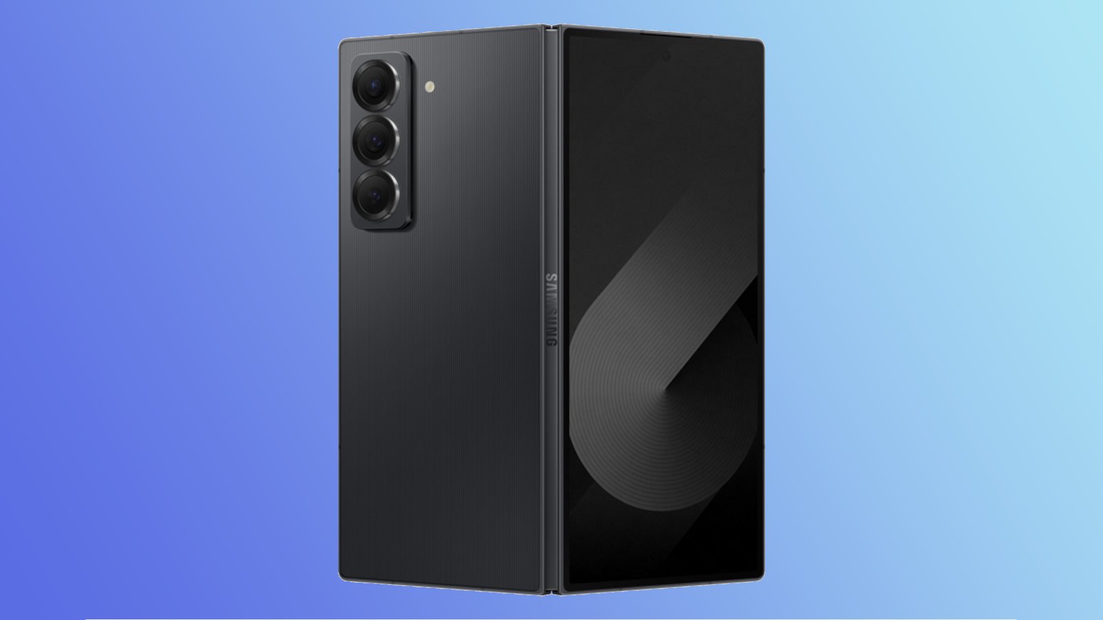 The Galaxy Z Fold Edition in Black Shadow