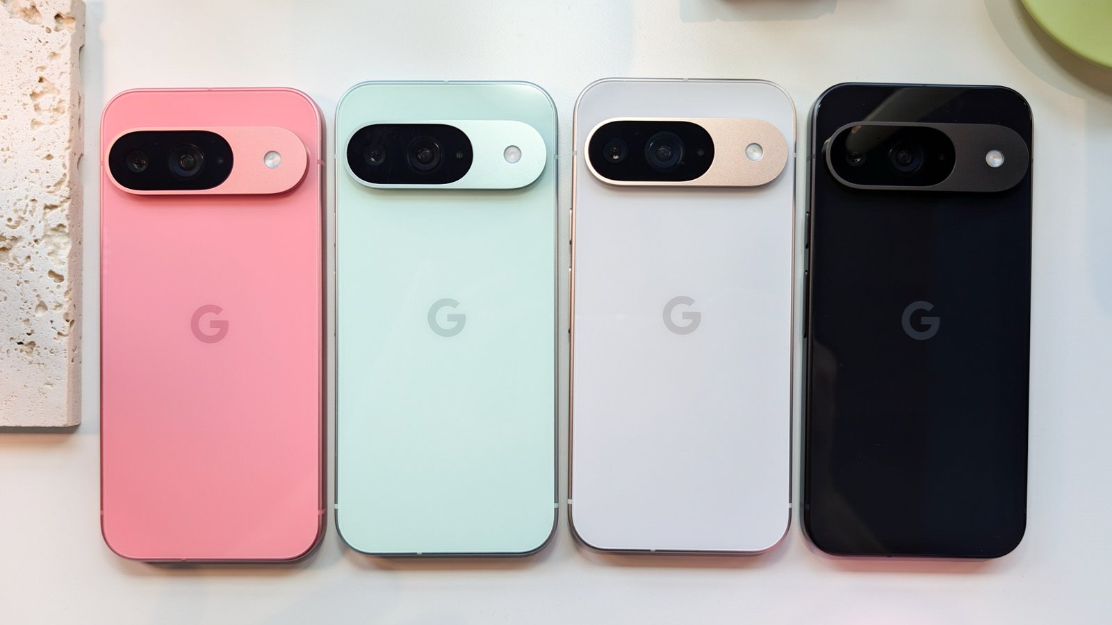 Google Pixel 9 front and back