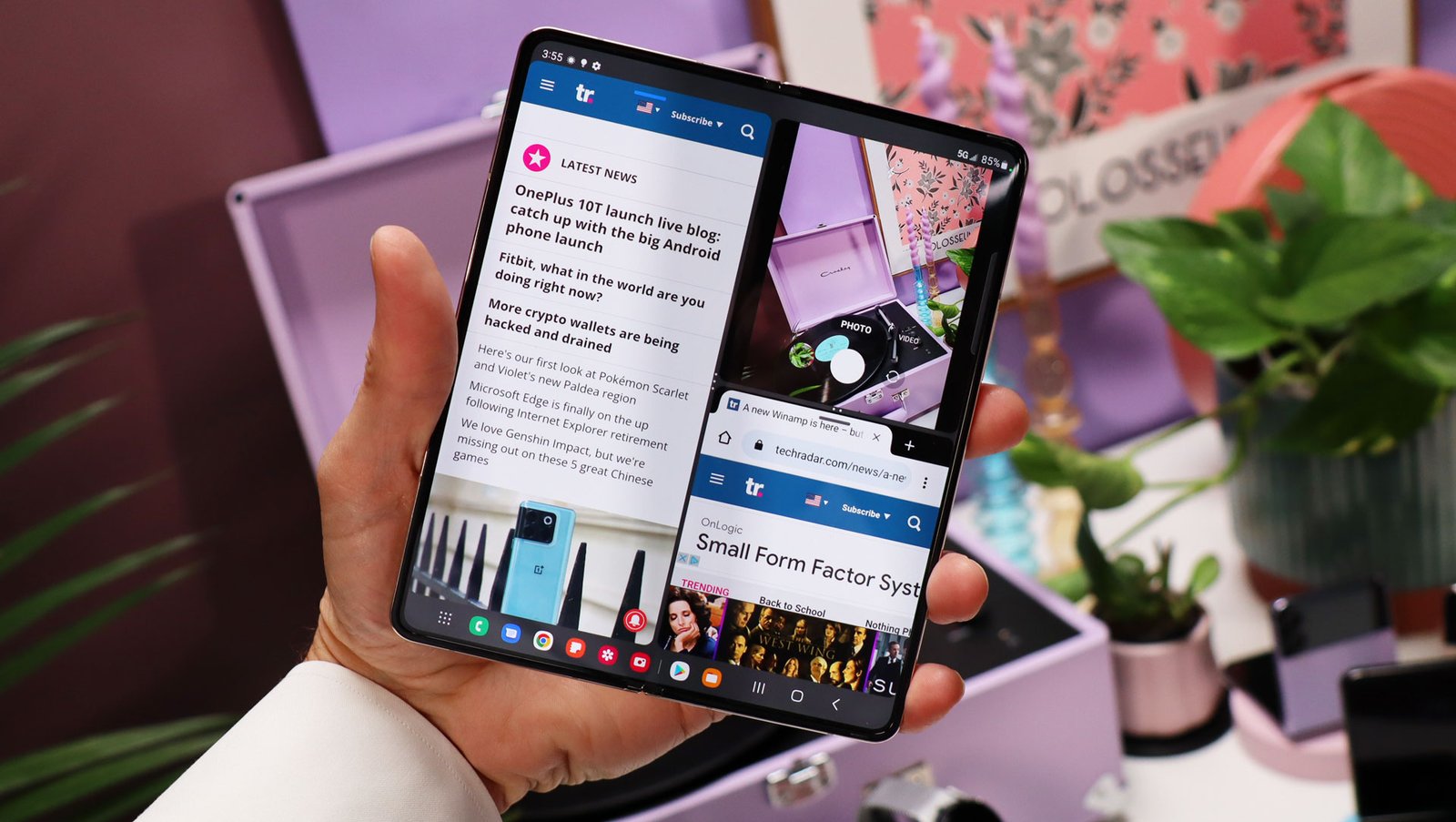 Samsung Galaxy Z Fold 4 تعدد المهام