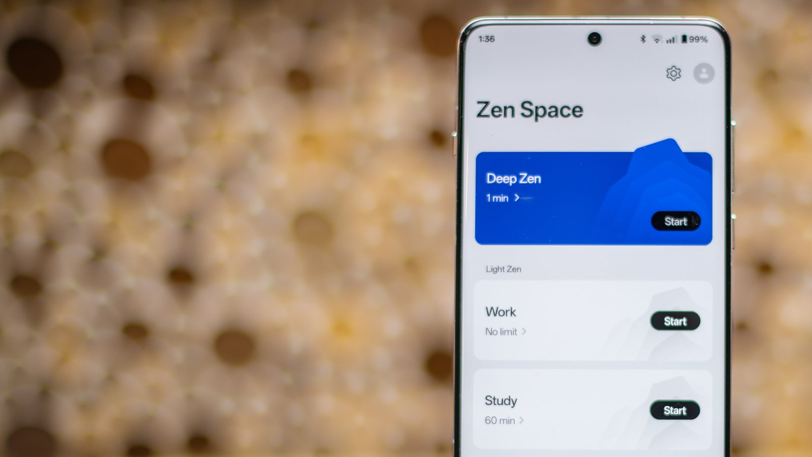 OnePlus 13 Zen Space Software Screen