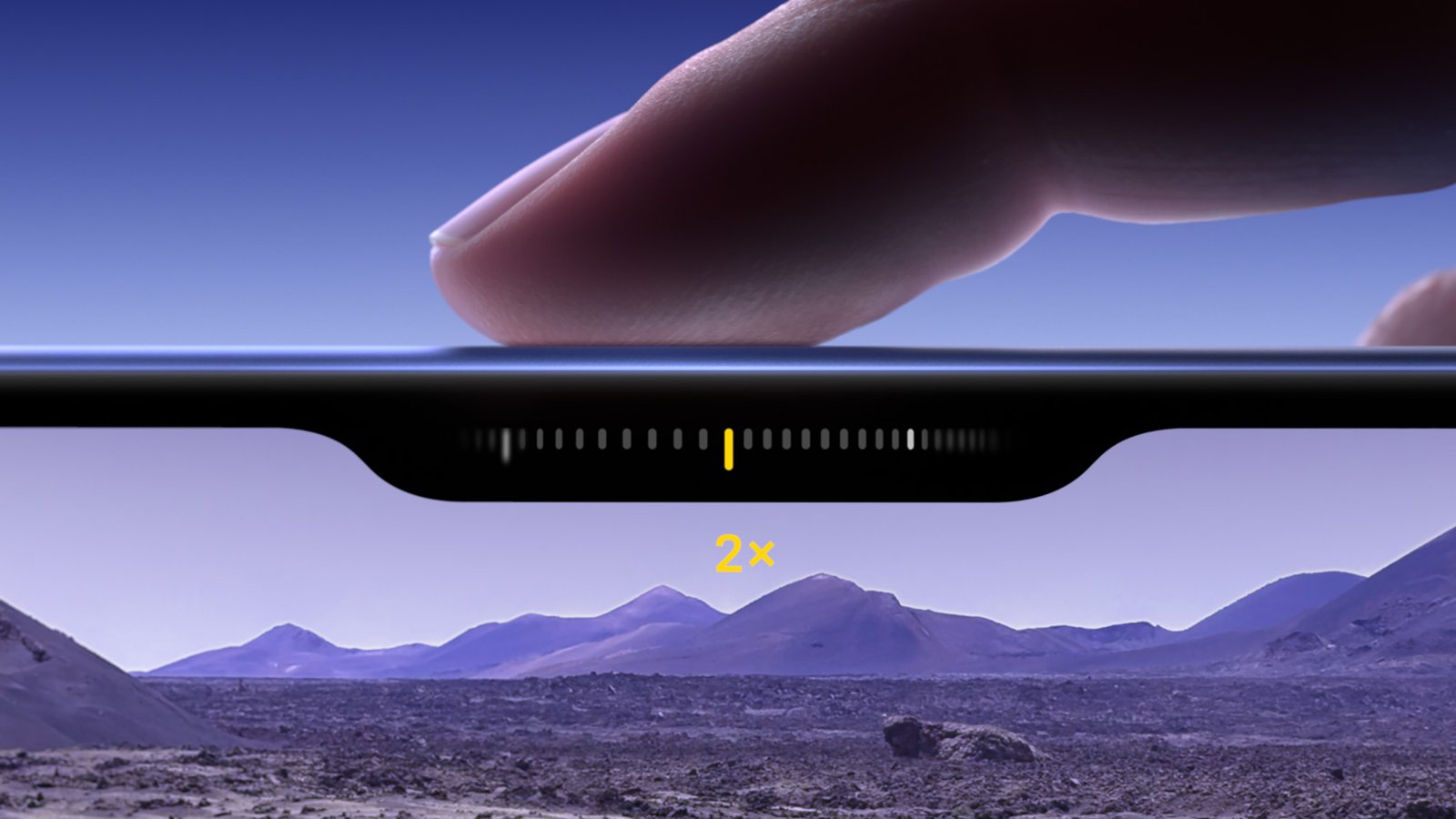 زر التحكم في كاميرا iPhone 16 في العمل