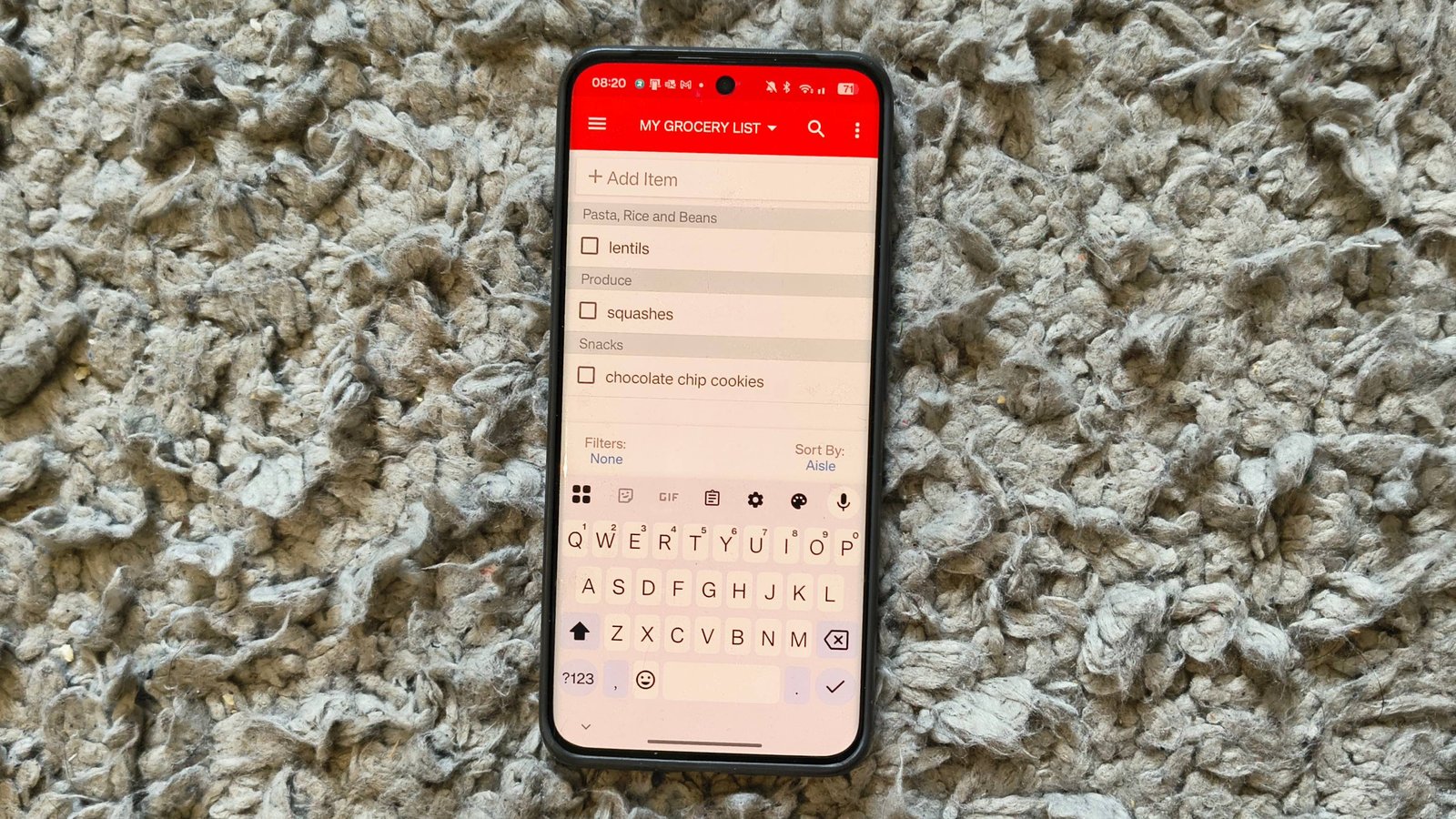 تطبيق Paprika على هاتف Android