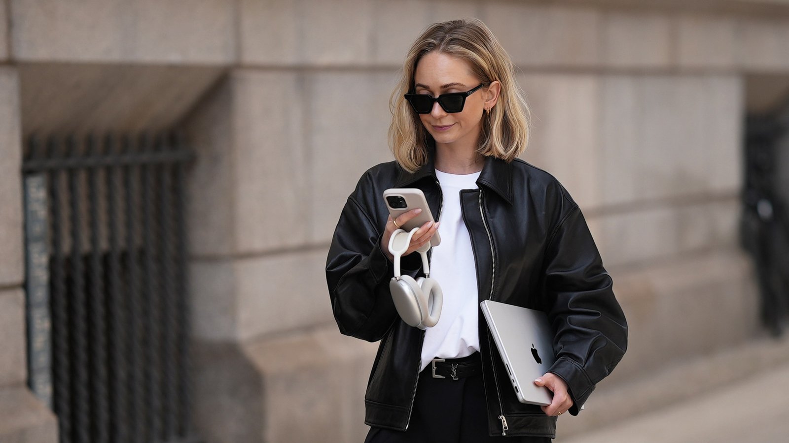 Person using Apple Products