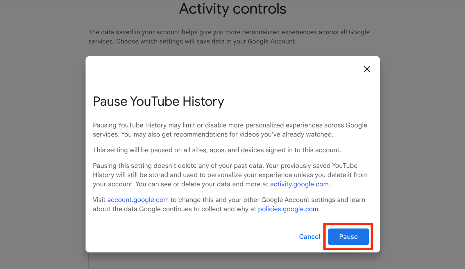 Chrome private browsing