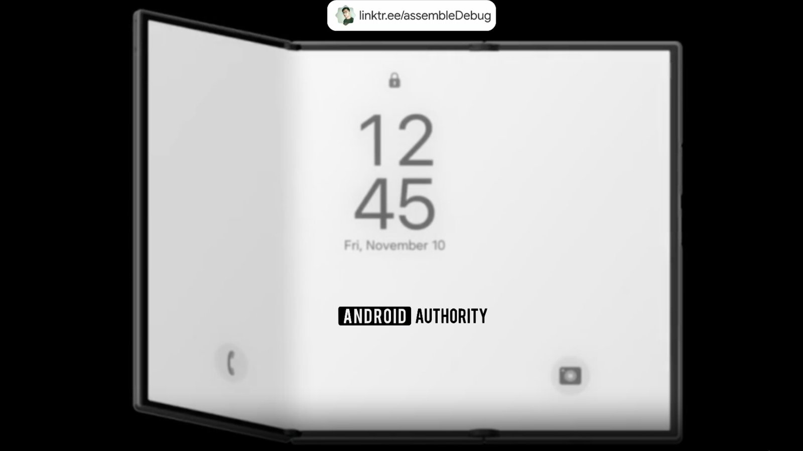 الرسوم المتحركة التي تم تسريبها من Samsung G Fold من واجهة مستخدم واحدة