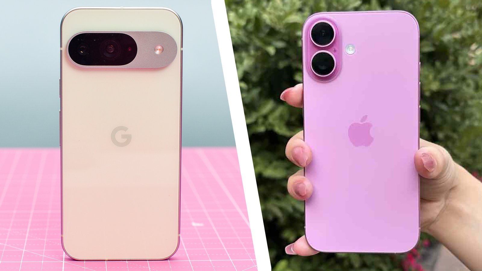 Google Pixel 9 و iPhone 16