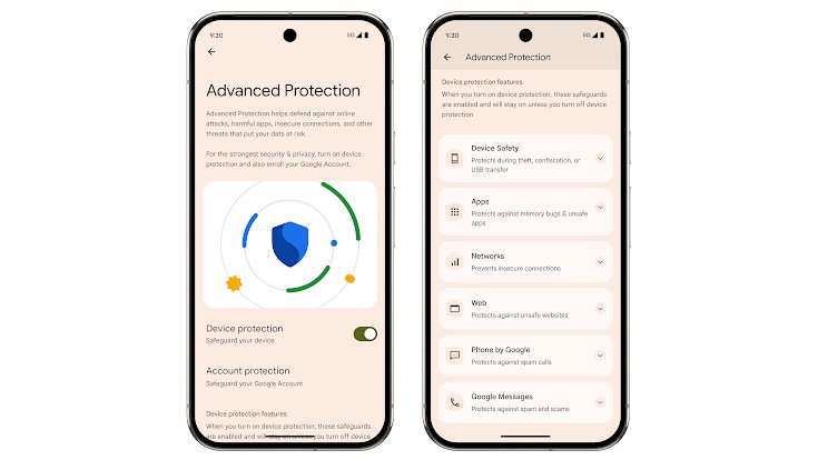 وضع الحماية المتقدمة في Android 16