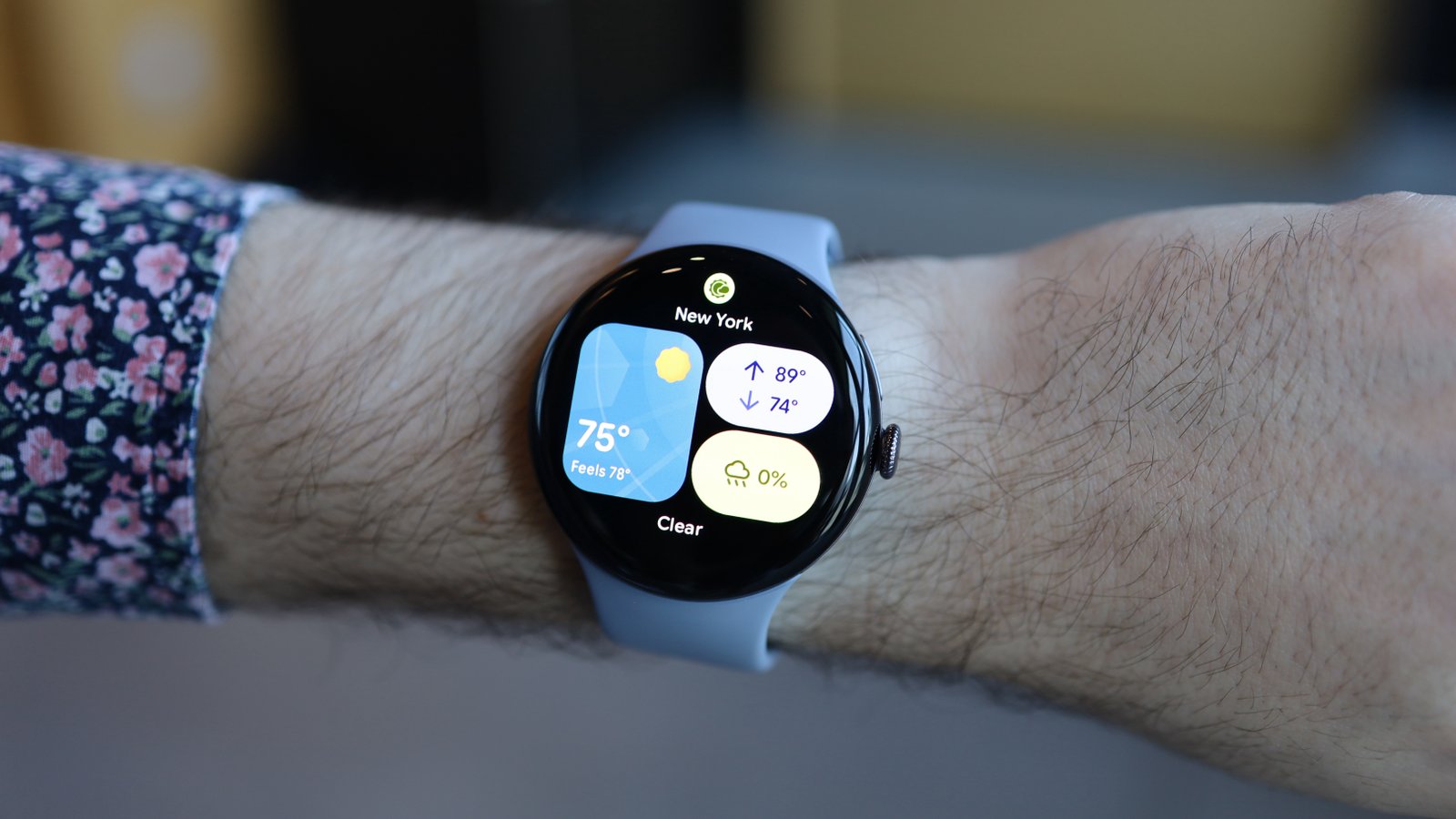 Google Pixel Watch 4 On