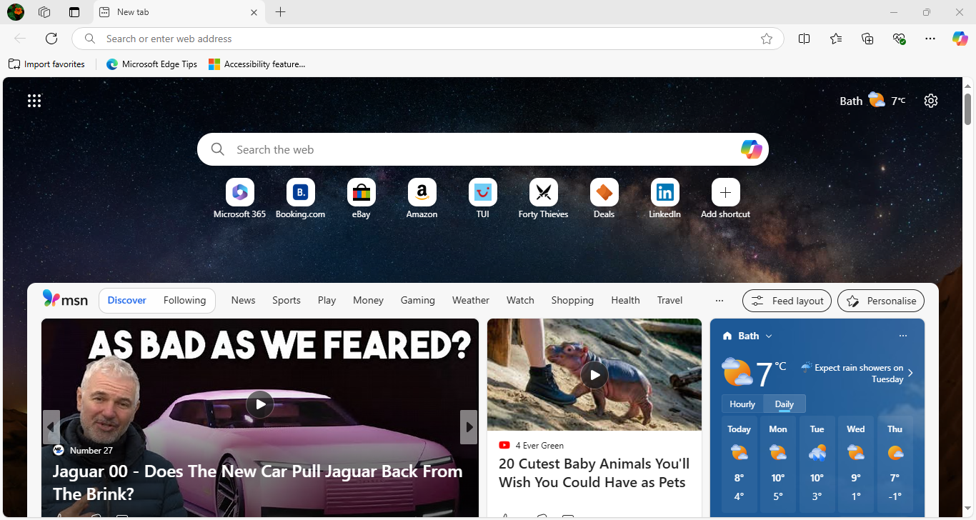 مراجعة متصفح الويب Microsoft Edge